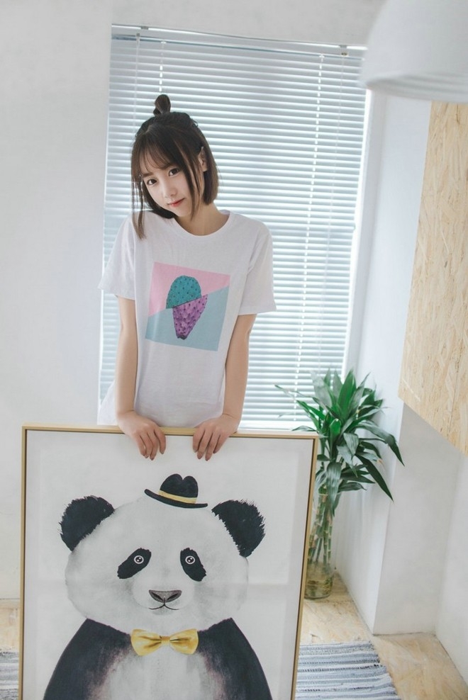 苹果头清纯美女萌妹纸私房可爱俏皮艺术写真