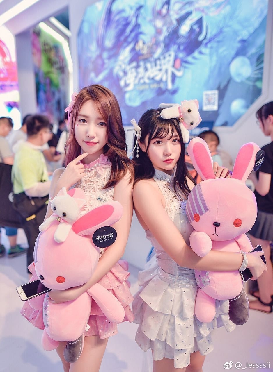 2017上海ChinaJoy美女小甜心佘心怡议案没可爱照