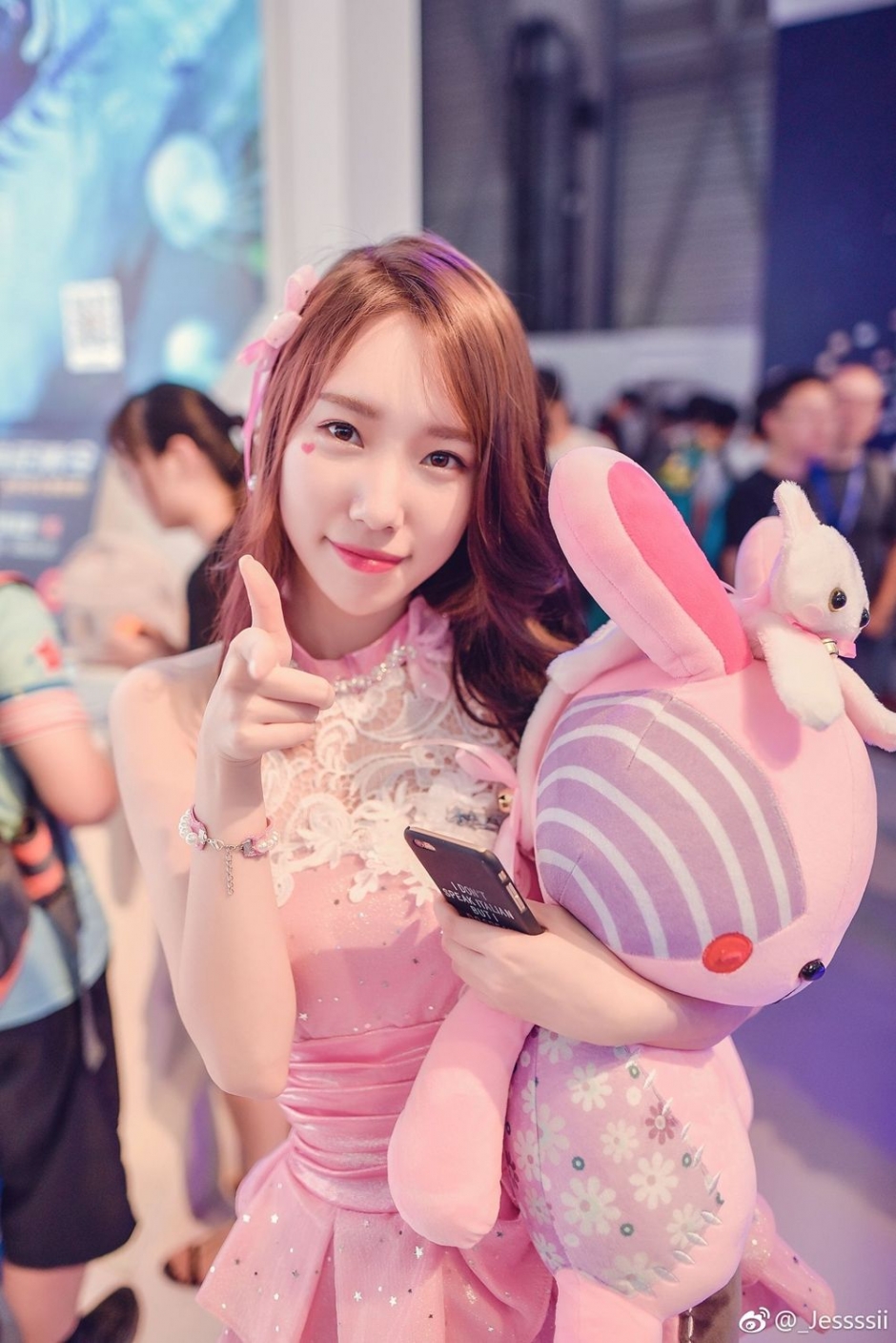 2017上海ChinaJoy美女小甜心佘心怡议案没可爱照