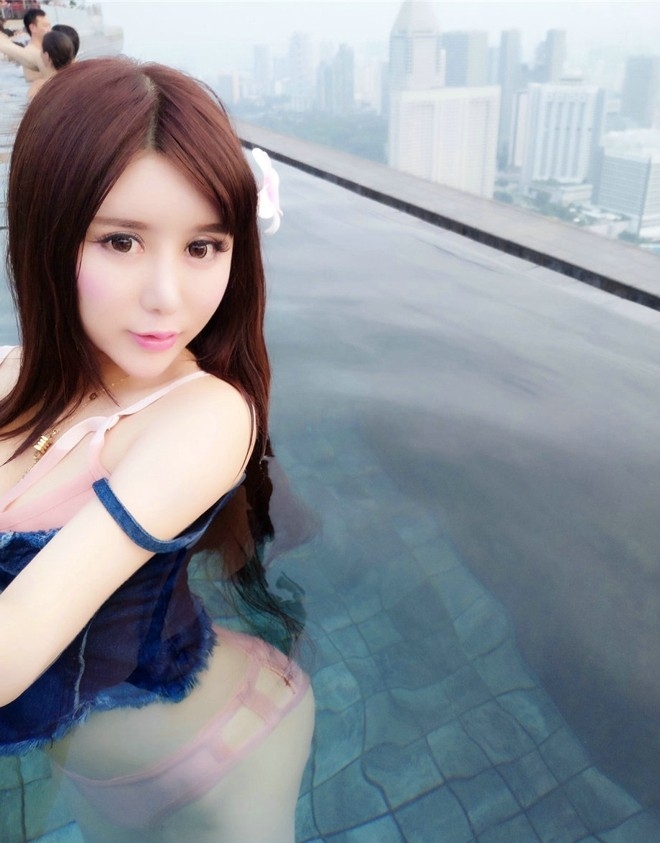 水下爆乳美女羙熙MiuMiu湿身大奶呼之欲出诱惑性感自拍图片