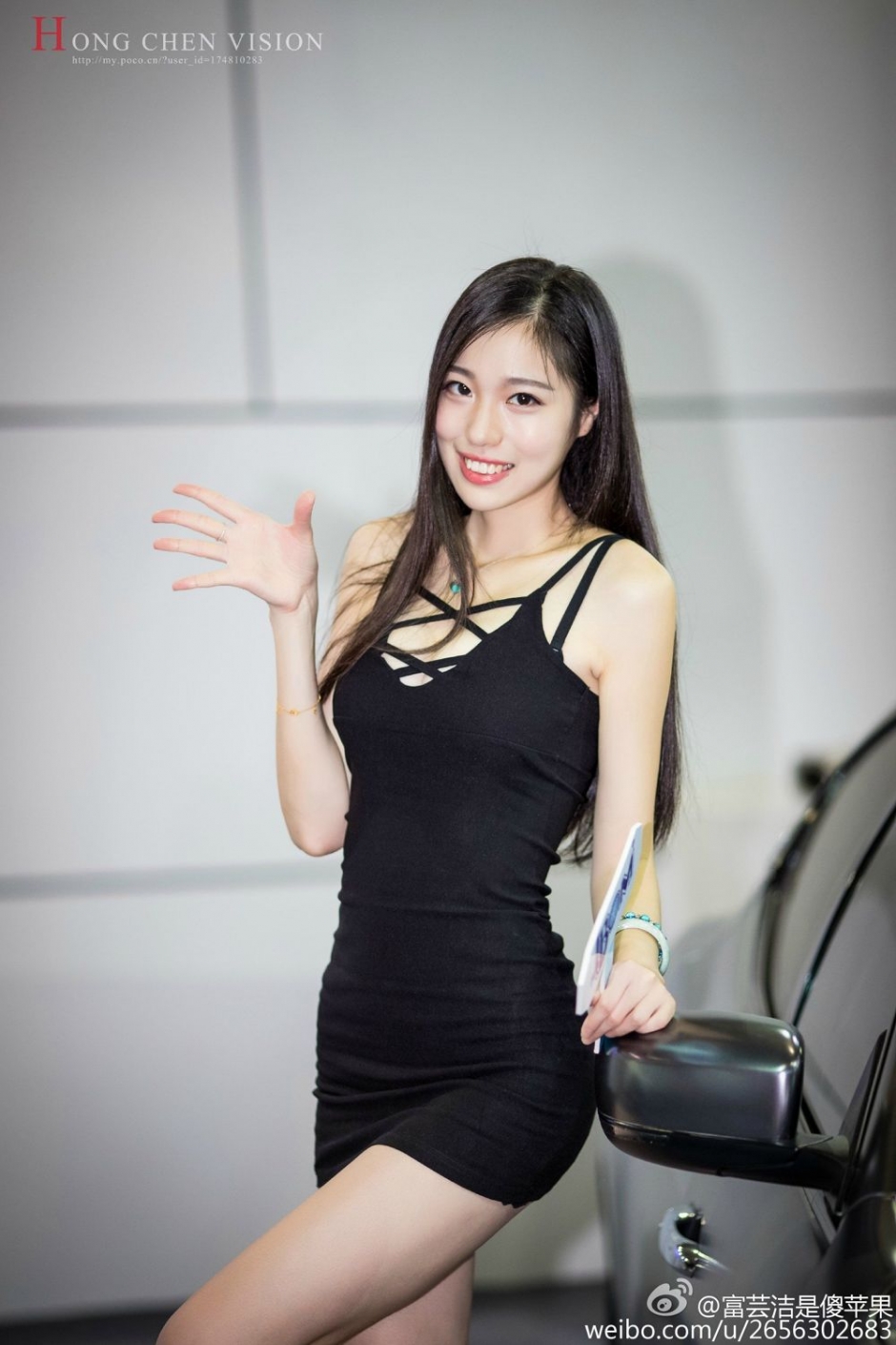 美腿嫩模富芸洁Apple现身2017上海ChinaJoy高清美拍图片