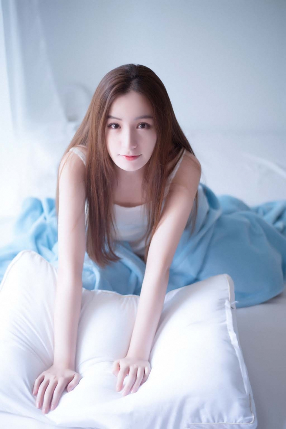 如沐春风微笑美女治愈系文艺居家私房写真