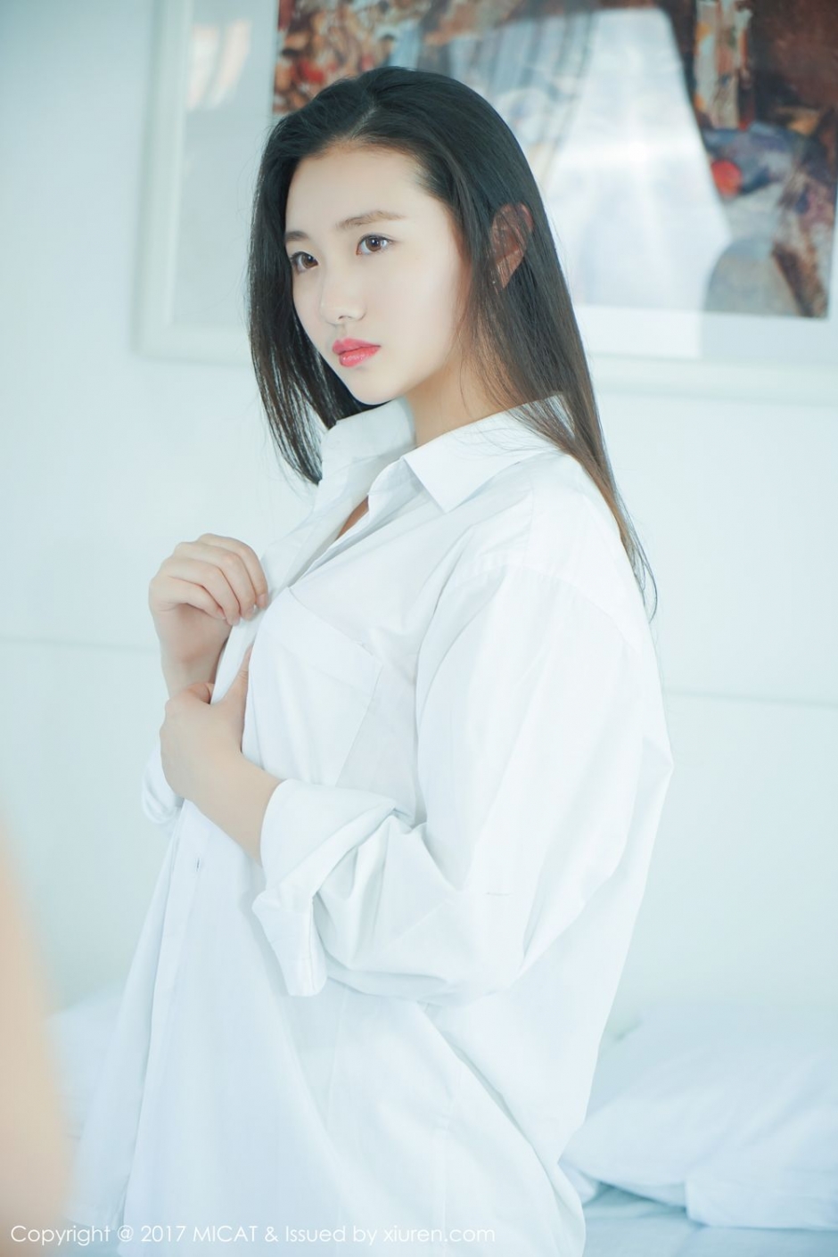 清纯少女画画sugar白丝诱人写真