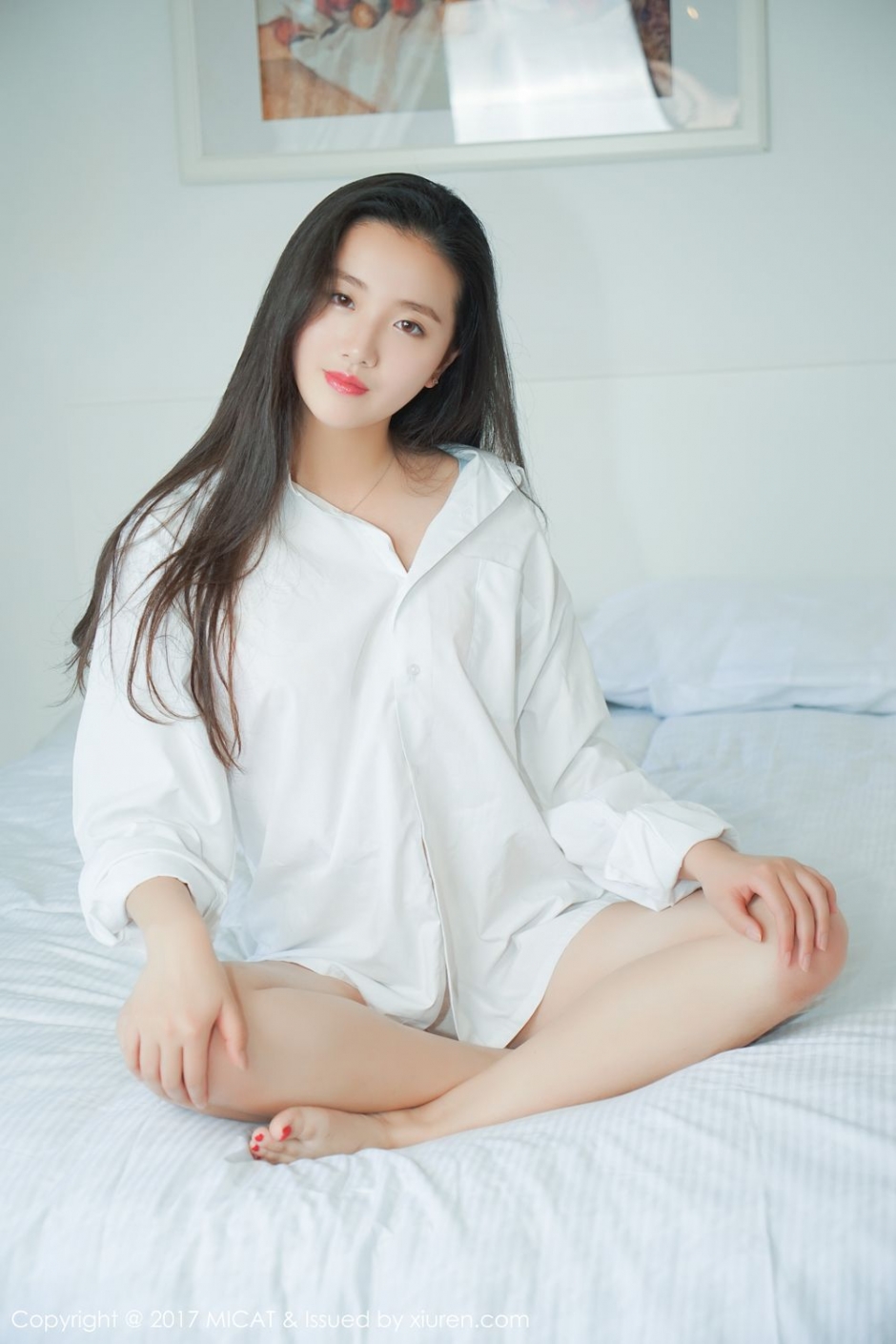 清纯少女画画sugar白丝诱人写真