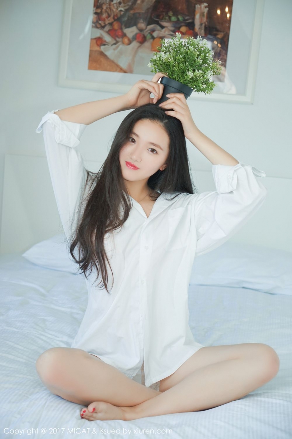 清纯少女画画sugar白丝诱人写真