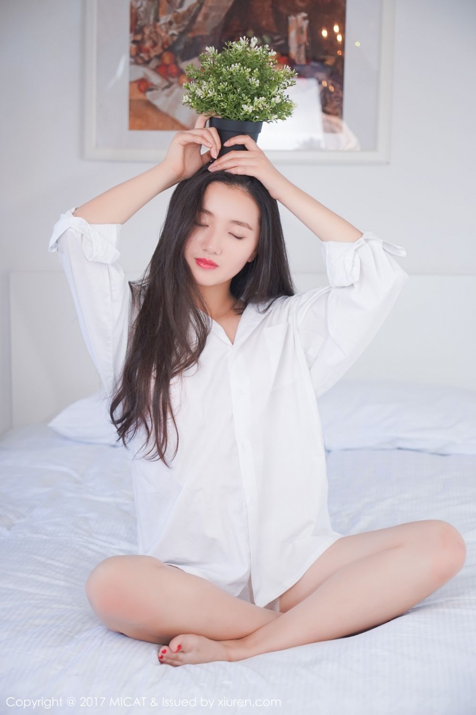 清纯少女画画sugar白丝诱人写真