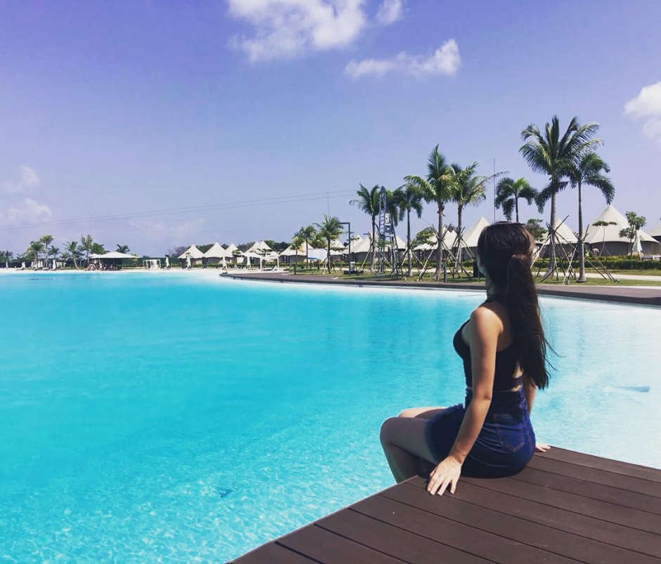 海归美女Angela Ng生活自拍照