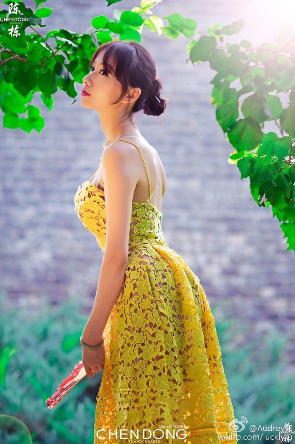 美女模特Audrey如街拍唯美写真清爽迷人