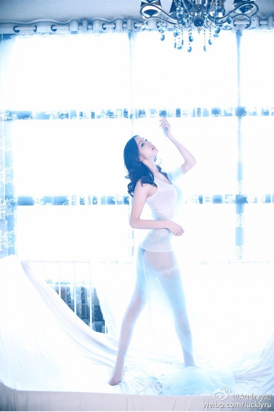 美女模特Audrey如街拍唯美写真清爽迷人