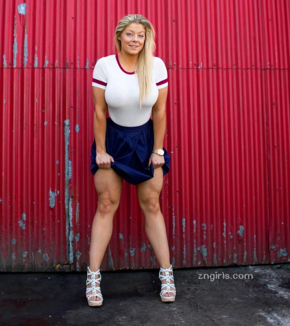 丹麦模特Mia Sand 超重量级健身达人