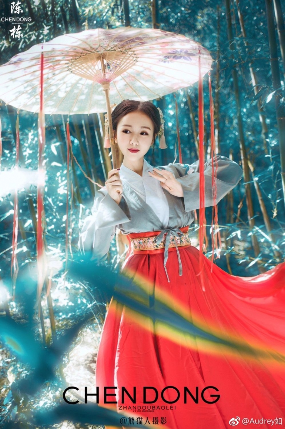 古典美人Audrey如 风姿卓越十里桃花