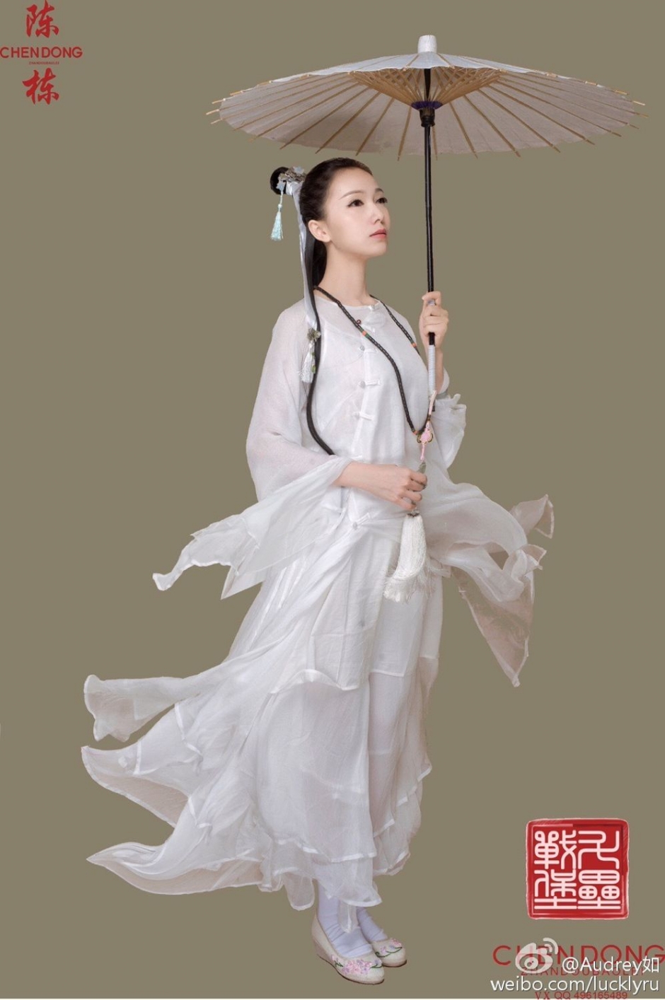 古典美人Audrey如 风姿卓越十里桃花