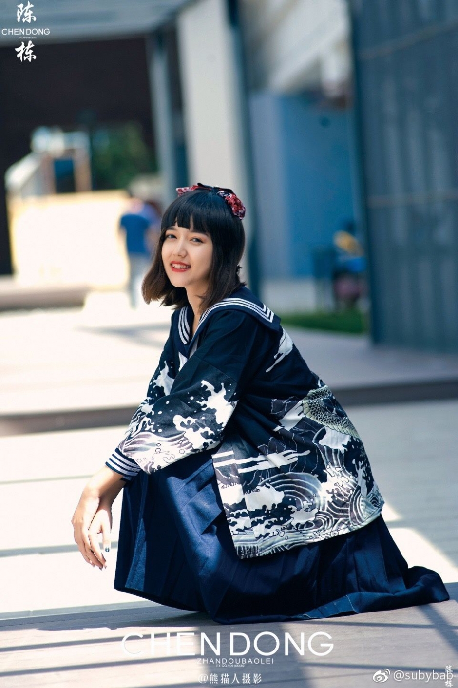 维族美女苏比 微博时尚私房写真