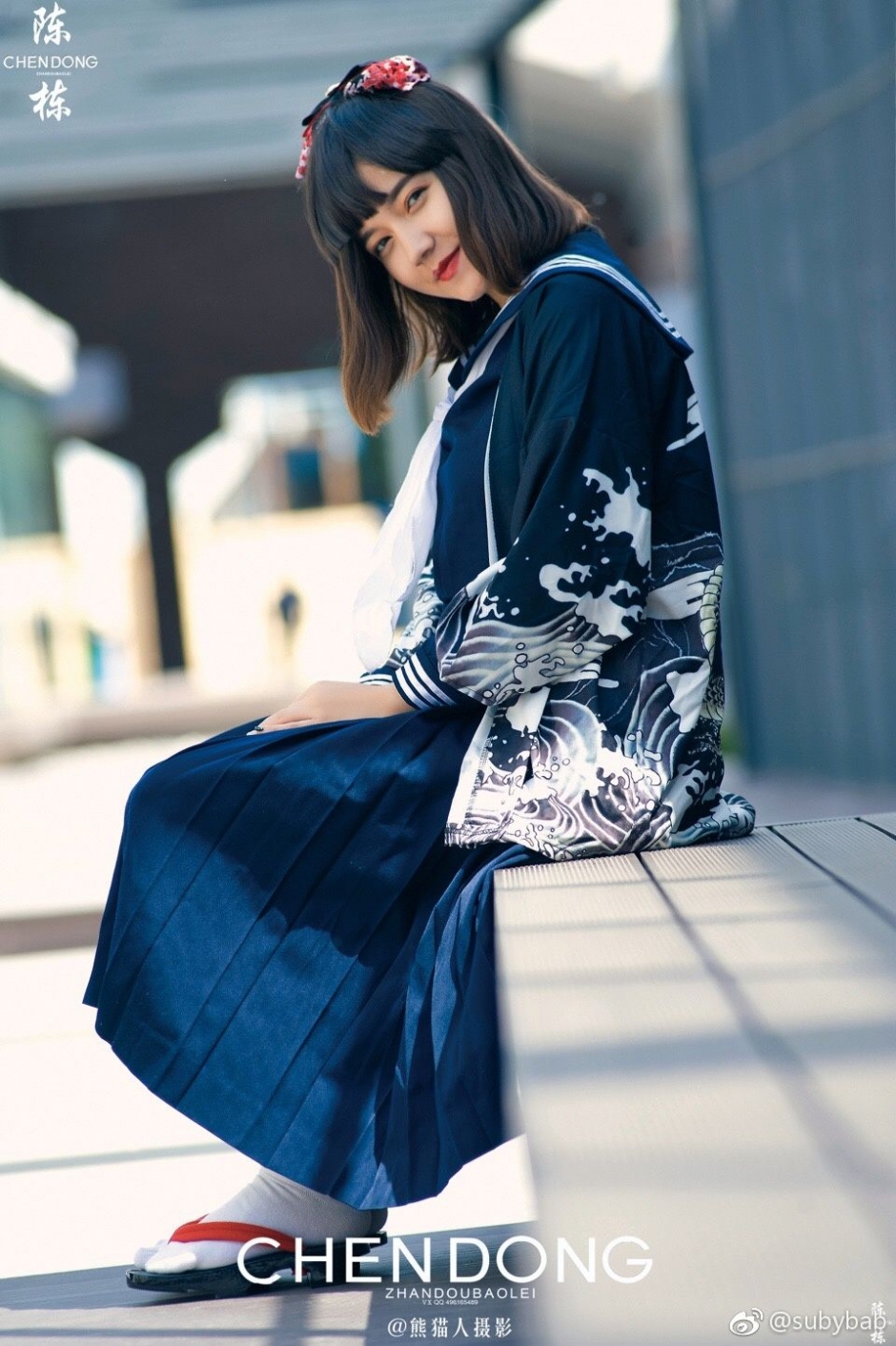 维族美女苏比 微博时尚私房写真