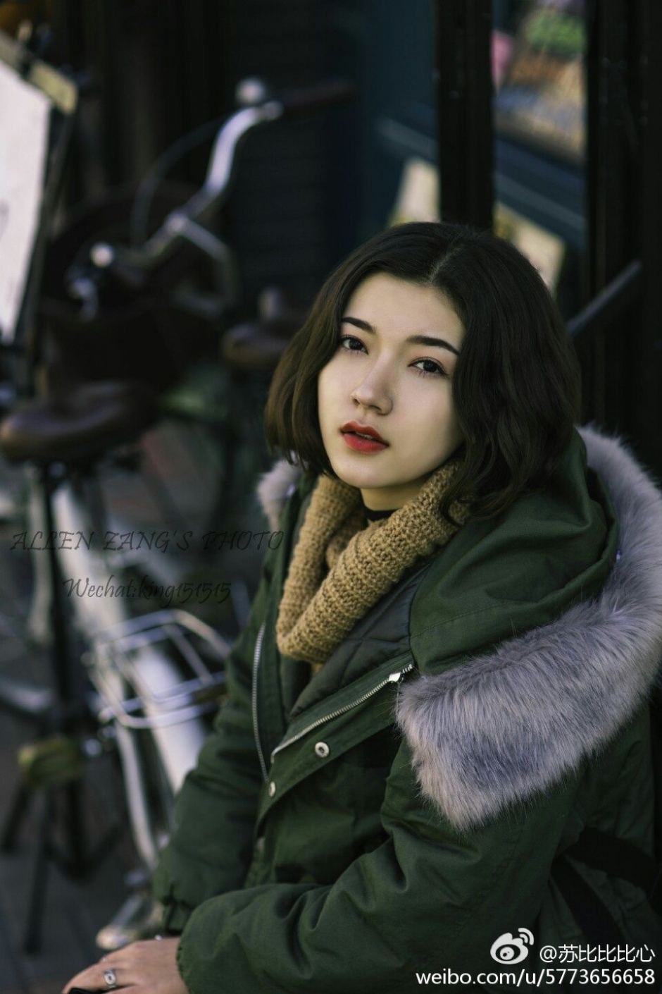 维族美女苏比 微博时尚私房写真