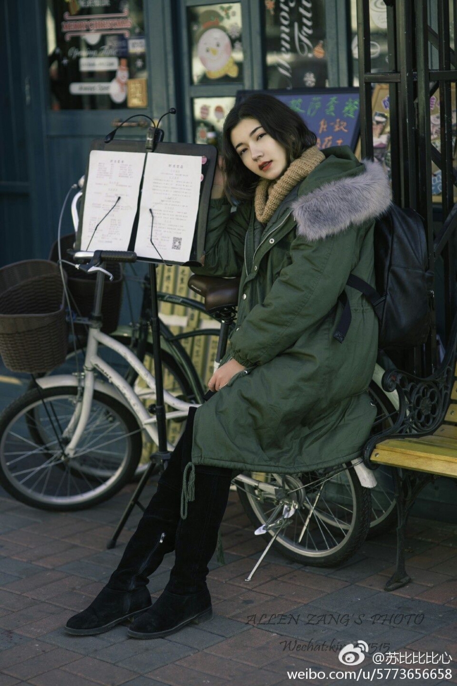 维族美女苏比 微博时尚私房写真