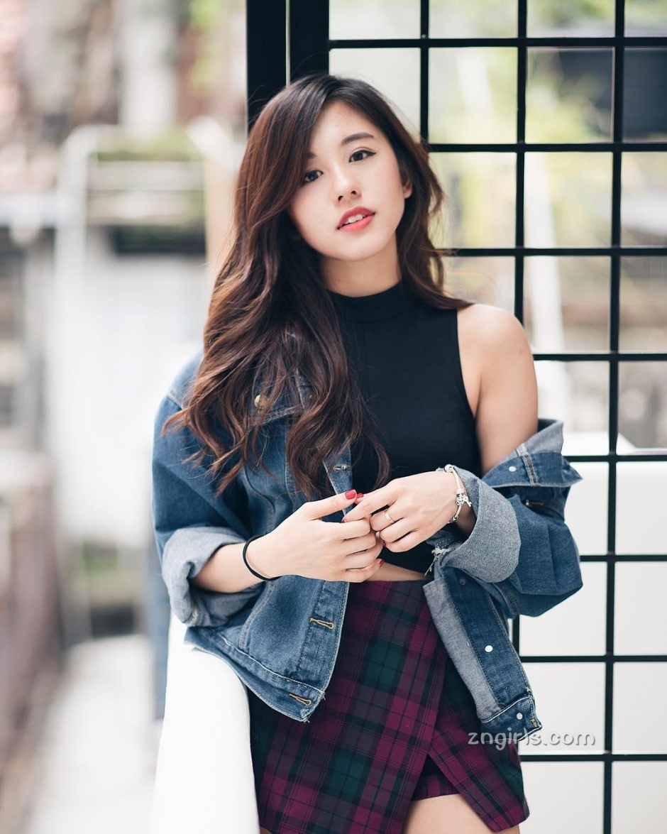 大马美女Kelly Tan清纯私房照笑容迷人