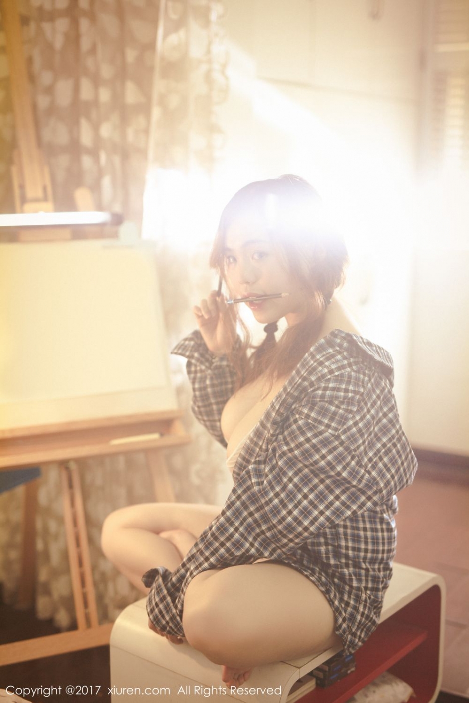 可爱萝莉米爱Demon半透内衣写真秀巨乳