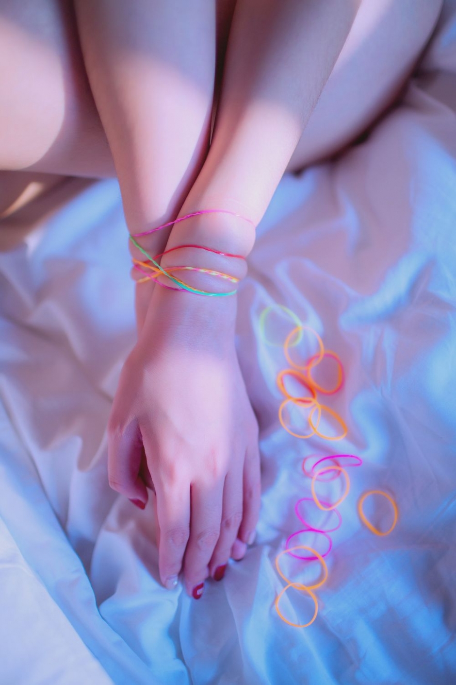 美女主持周星丽私房内衣写真长腿迷人