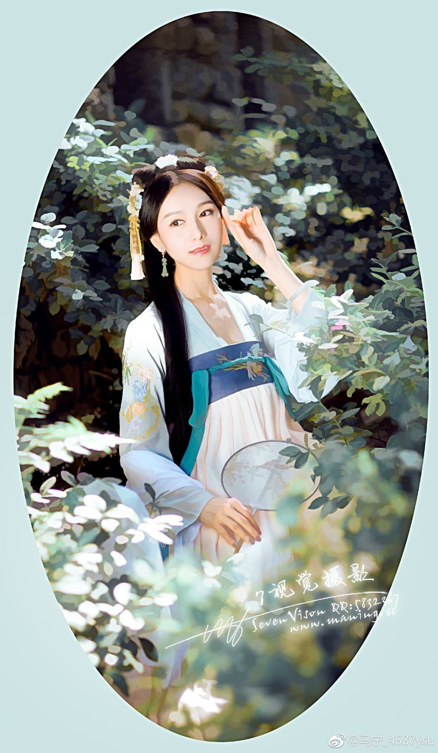 古装美女Audrey如户外写真气质迷人