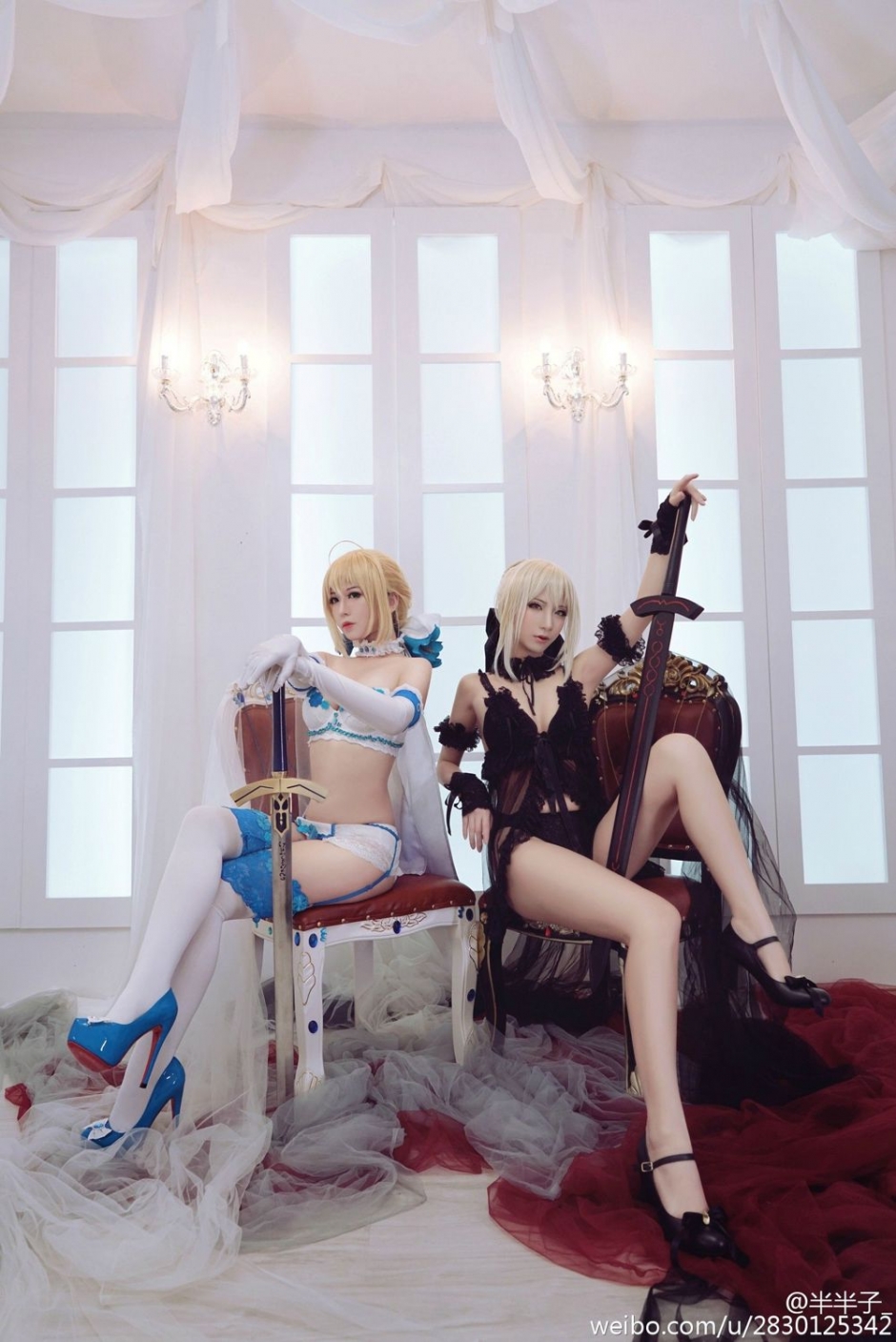 美女Coser半半子私房内衣写真