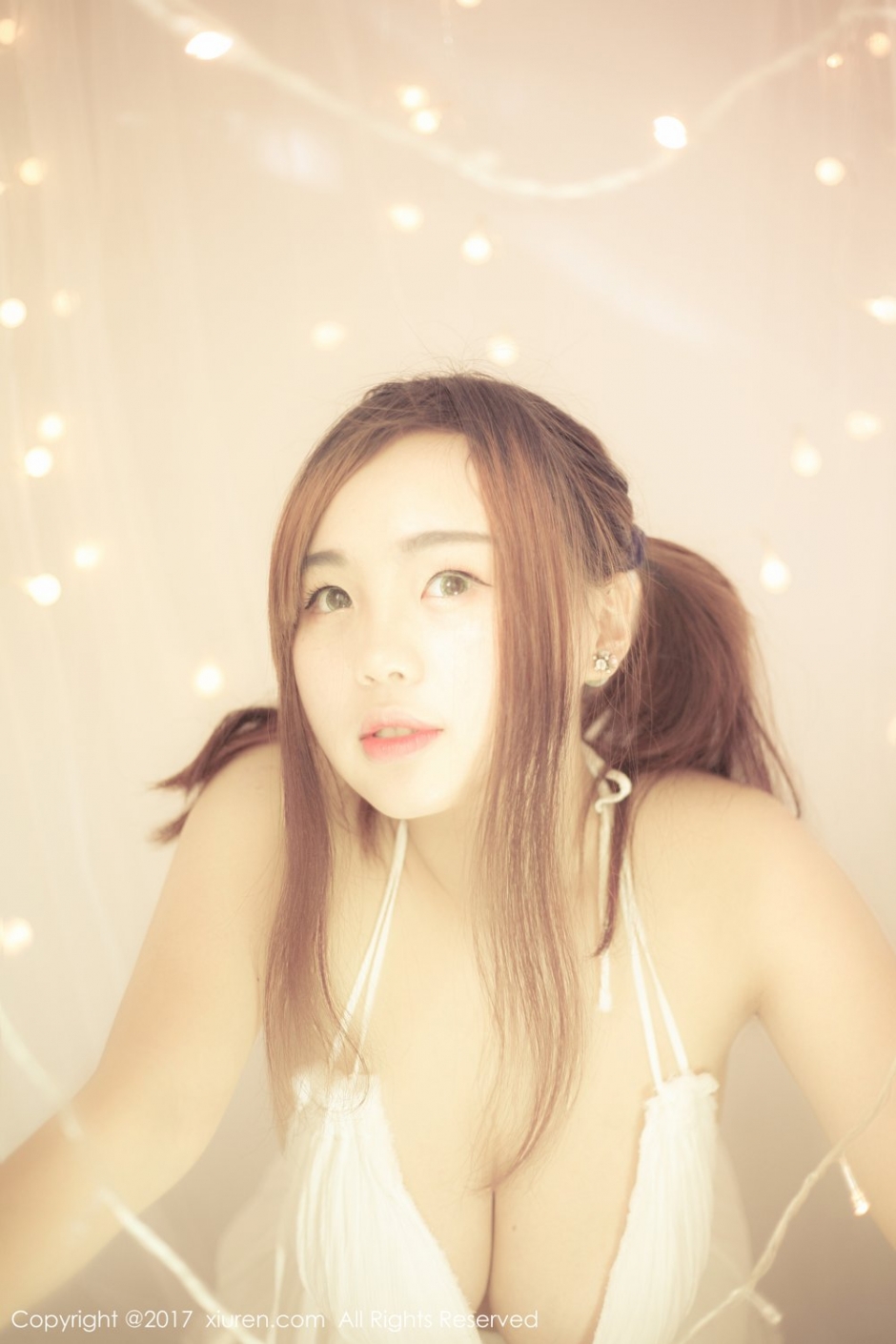 平面模特米爱Demon家居唯美写真美胸诱人