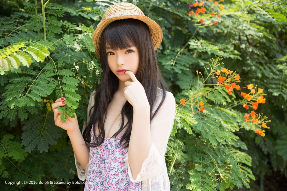 [BoLoli波萝社]美女嫩模歪歪酥胸诱人写真