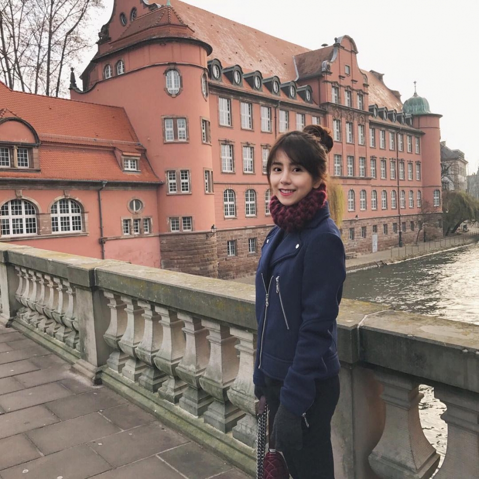 最美混血美女Tia生活美照甜美迷人