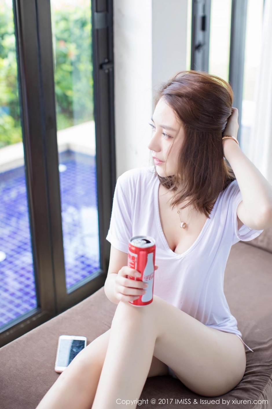 爱蜜社性感女神刘奕宁内衣写真私房诱惑