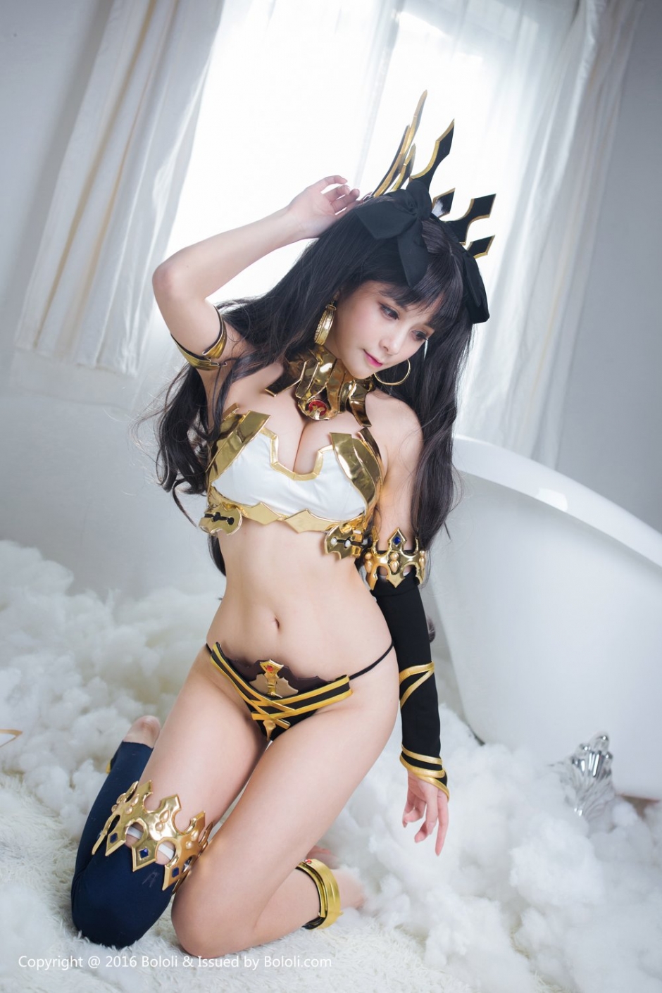 波萝社cosplay美女夏美酱性感写真