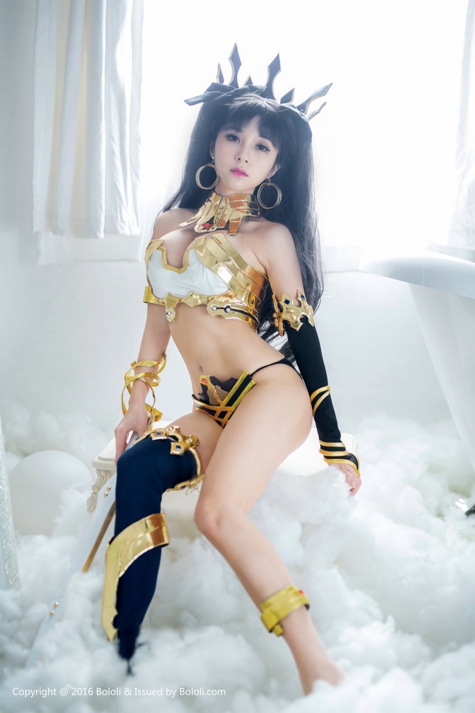 波萝社cosplay美女夏美酱性感写真