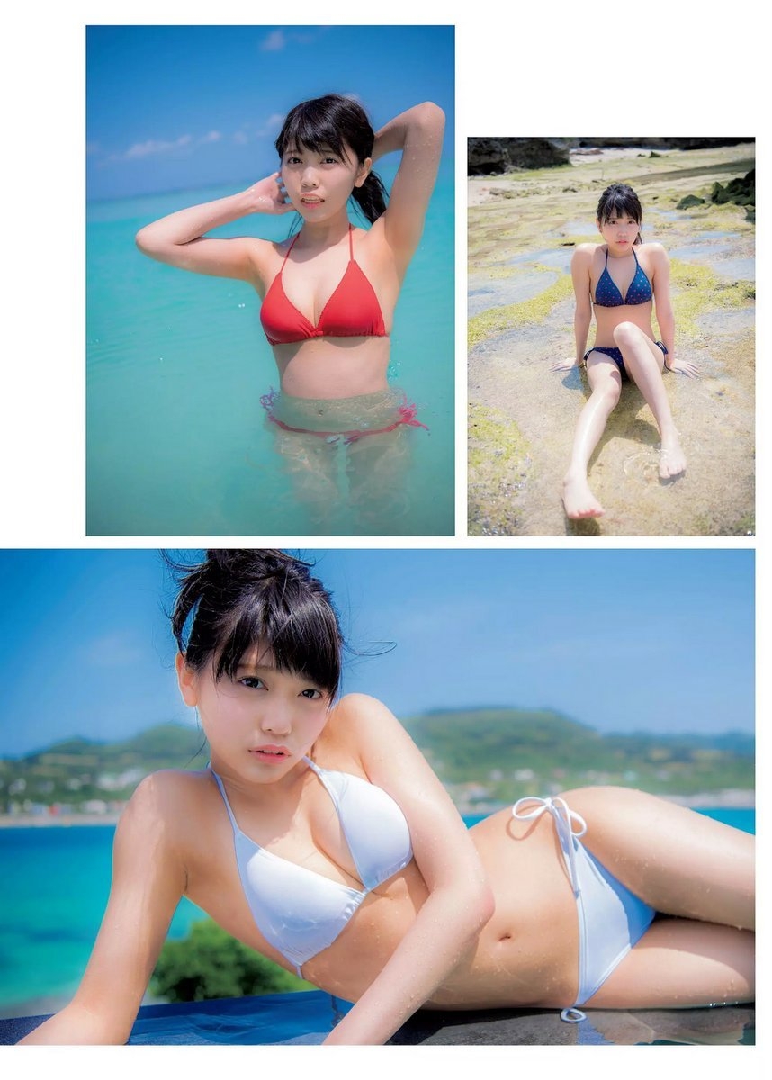 日本美女松下玲绪菜比基尼写真