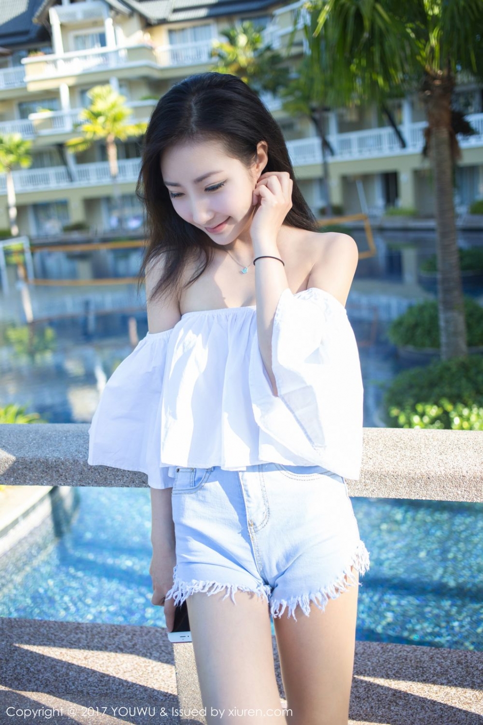 美女模特Yumi尤美旅拍写真清纯动人