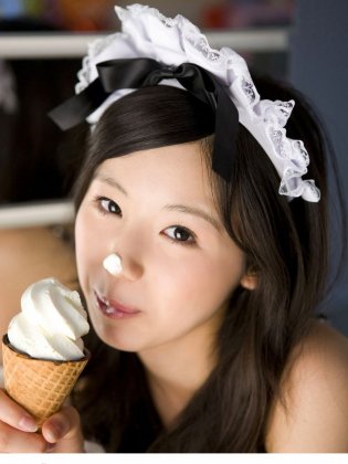 性感模特儿LOLI美女黑丝女仆写真照