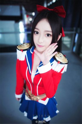 中国90后模特陈欣和Celia微博美图