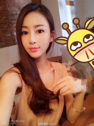 网络美女陈熙NiCoLe微博素颜照