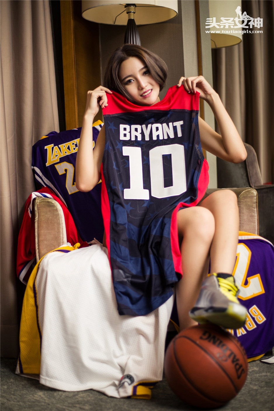 长腿篮球宝贝文雪高清人体摄影图片