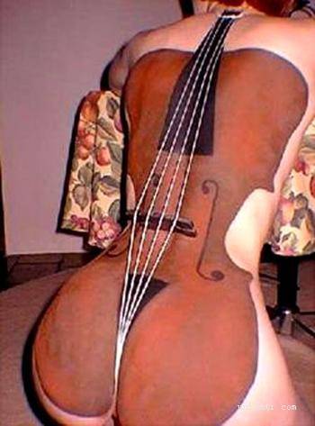 另类完美人体彩绘图欣赏