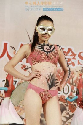 唯美梦幻人体彩绘艺术图片赏析