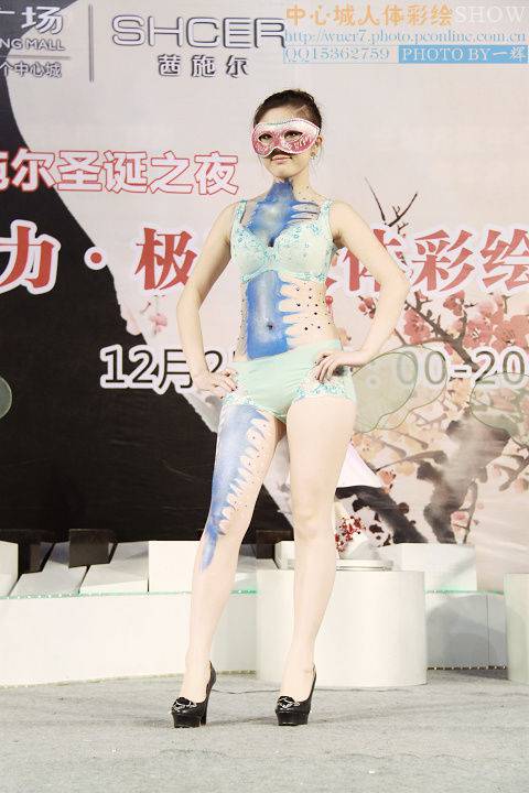 唯美梦幻人体彩绘艺术图片赏析