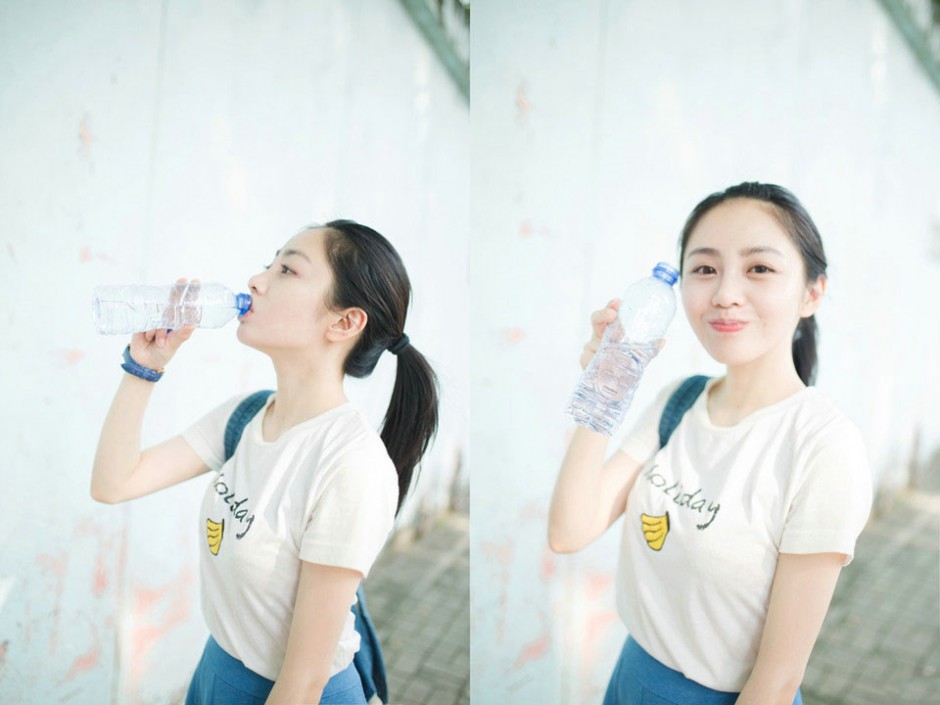 可爱萝莉女神时尚人体户外街拍