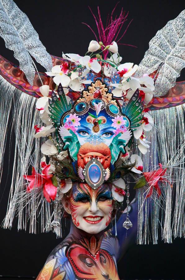 令人惊叹的国际人体艺术彩绘组图