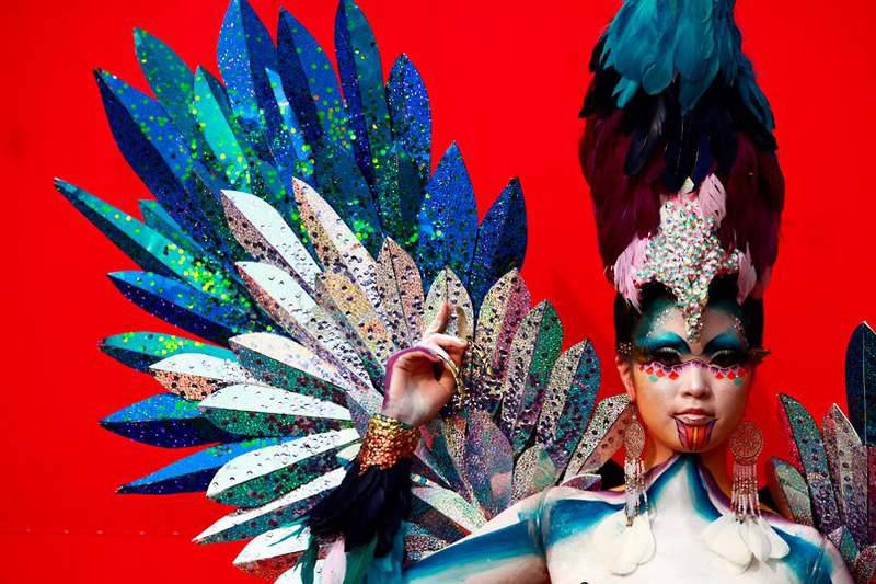 令人惊叹的国际人体艺术彩绘组图