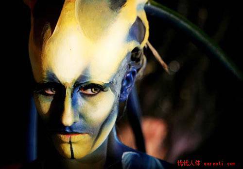 震撼人心的人体彩绘组图