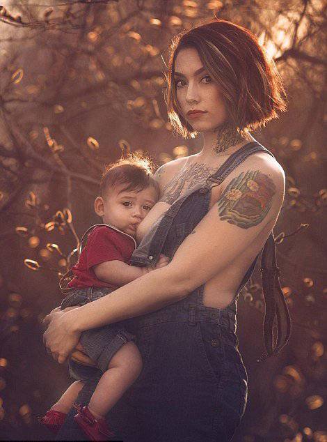 美国美女母爱人体艺术摄影