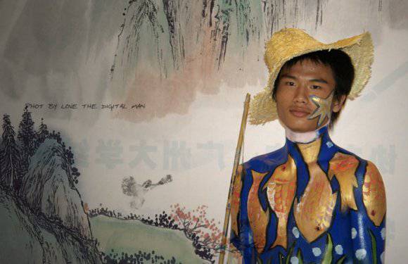 唯美的人体彩绘艺术图片