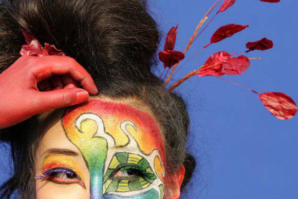 国际人体彩绘节精选图片