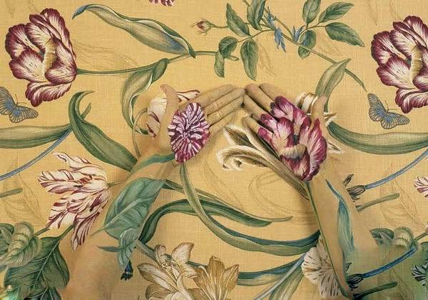 隐藏在花丛中的人体彩绘组图