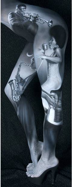 神奇的人体彩绘作品合集