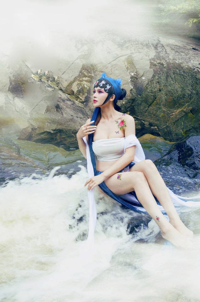 唯美性感的美女人体艺术写真